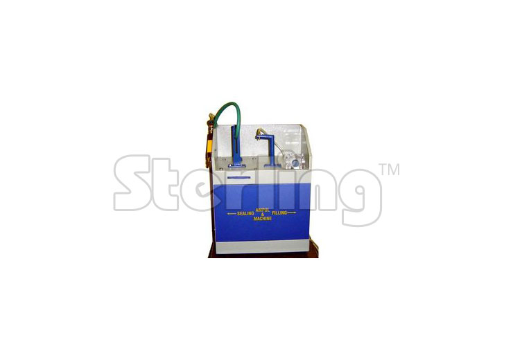 AMPOULE FILLING AND SEALING DEVICE