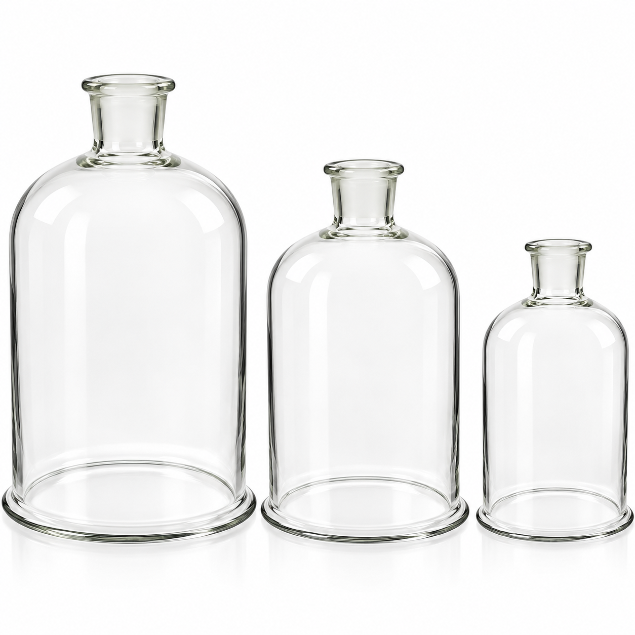 BELL JAR WITHOUT STOPPER SODA GLASS