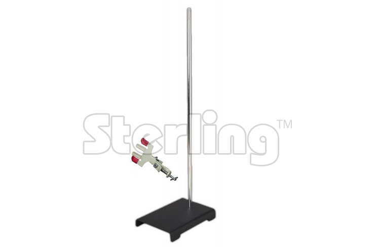 BURETTE STAND WITH CLAMP (Metallic)