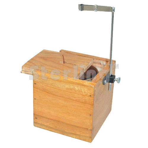 CALORIMETER COPPER WITH WOODEN BOX & STIRRER