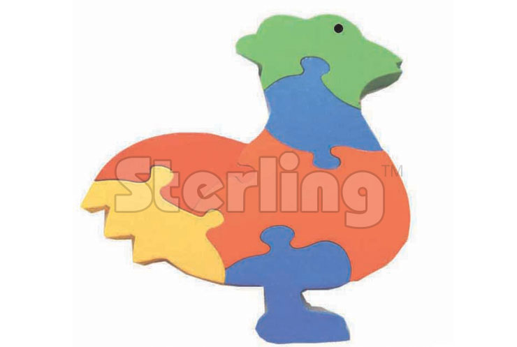COCK JIGSAW PUZZLE-COLORED