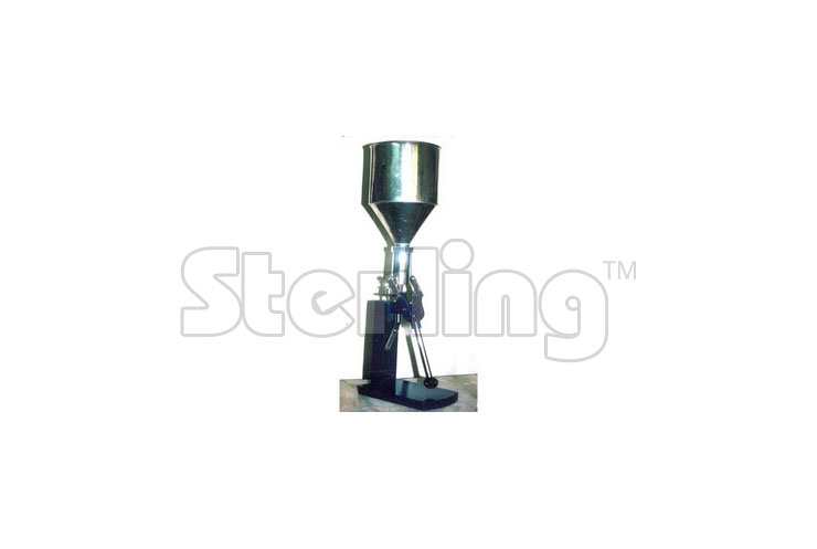 COLLAPSIBLE TUBE FILLING MACHINE (Hand Operated)