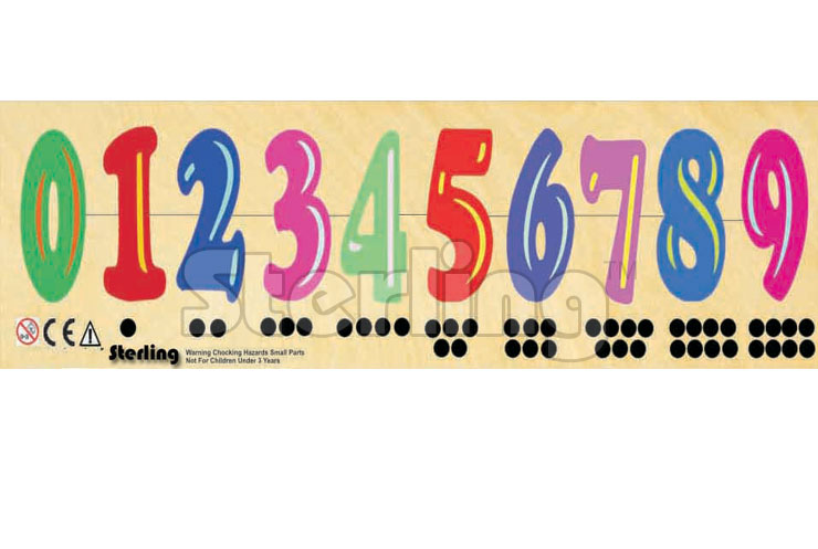 COUNTING 0-9 WITH KNOB PUZZLE