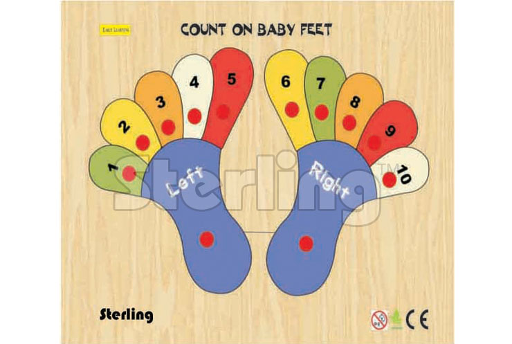 COUNTING ON BABY FEET PUZZLE