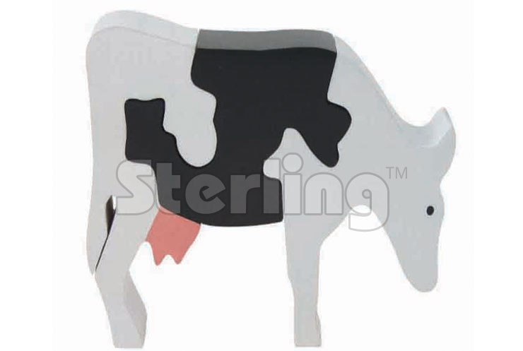 COW FAMILY JIGSAW PUZZLE-COLORED