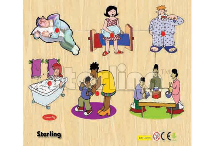 DAILY ACTIVITIES KNOB PUZZLE
