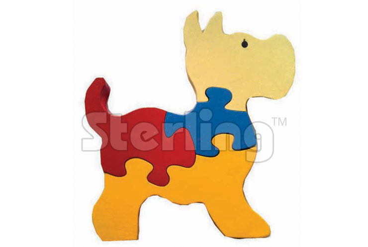 DOG JIGSAW PUZZLE-COLORED