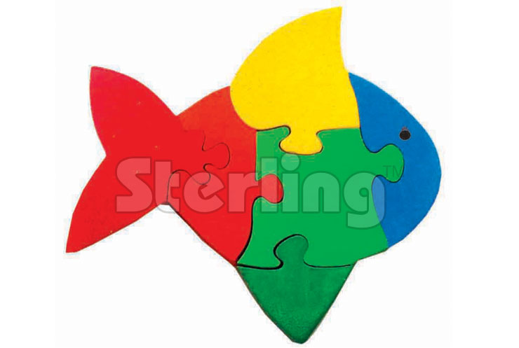 FISH JIGSAW PUZZLE-COLORED