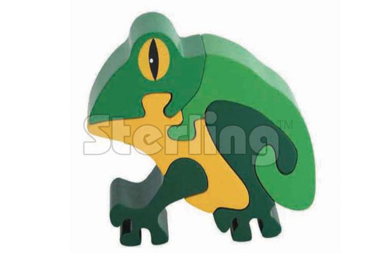 FROG JIGSAW PUZZLE-COLORED