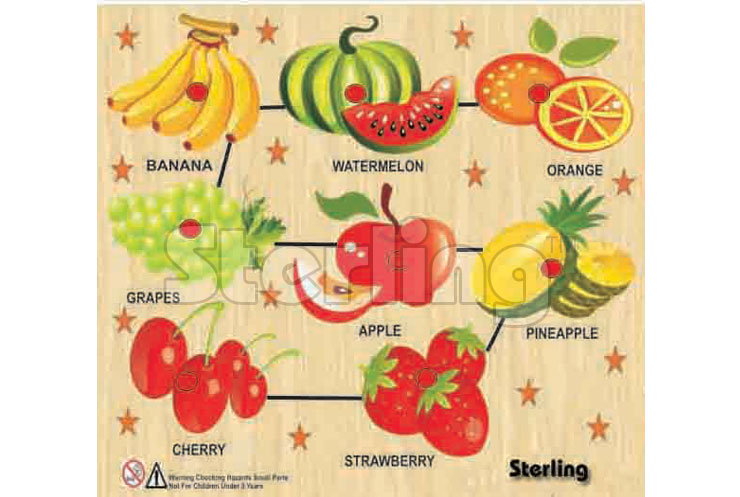 FRUITS KNOB PUZZLE
