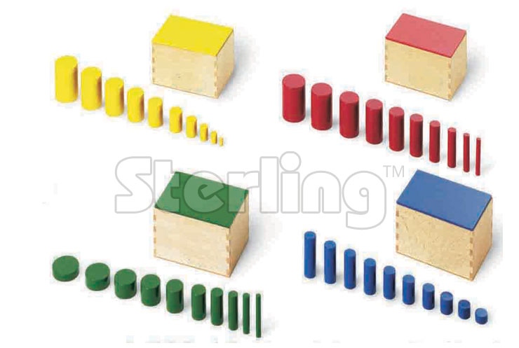 KNOBLESS CYLINDERS SET OF 4