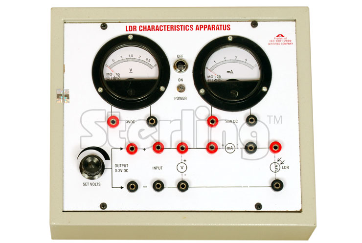 LDR CHARACTERISTICS APPARATUS