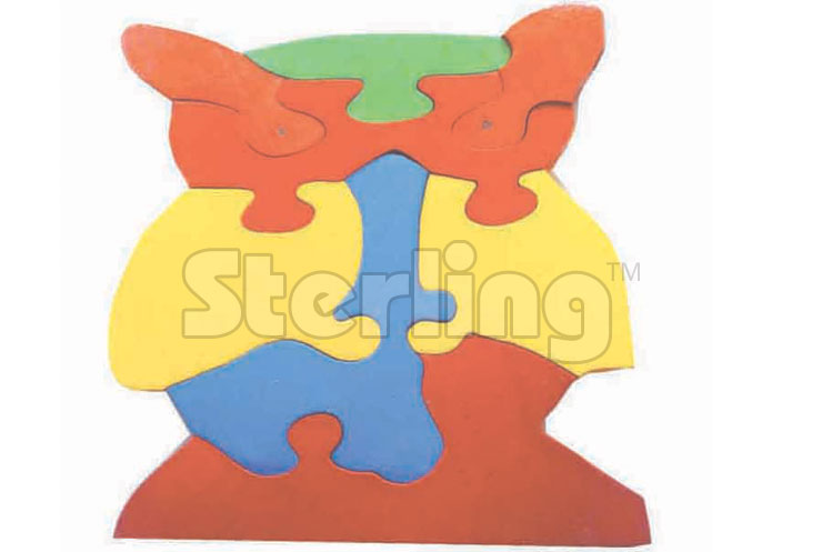 OWL JIGSAW PUZZLE-COLORED