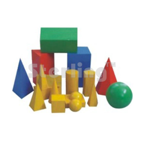 SET OF GEOMETRICAL MODELS COLOURED