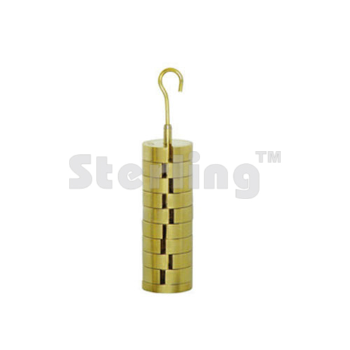 SLOTTED MASSES SET BRASS 1000 GMS