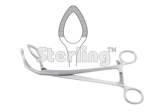 SOMER UTERINE SEIZING FORECEPS