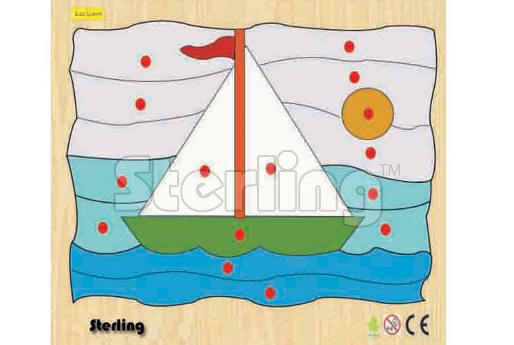 SUN AND BOAT KNOB PUZZLE