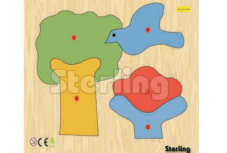 TREE BIRD KNOB PUZZLE