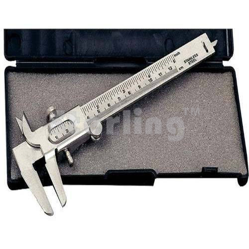 VERNIER CALIPER WHEEL DRIVEN STAINLESS STEEL
